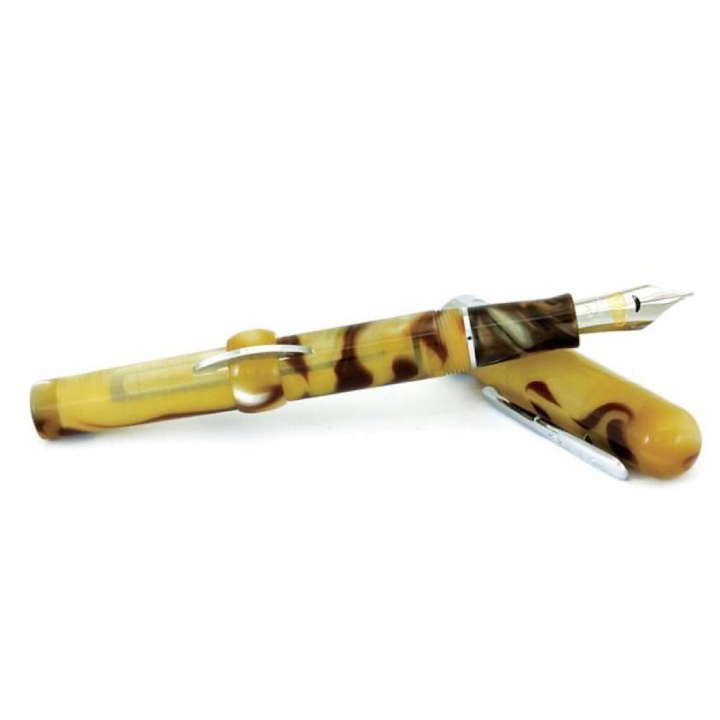 Conklin Mark Twain Crescent Filler Fountain Pen - Peanut Butter - KSGILLS.com | The Writing Instruments Expert