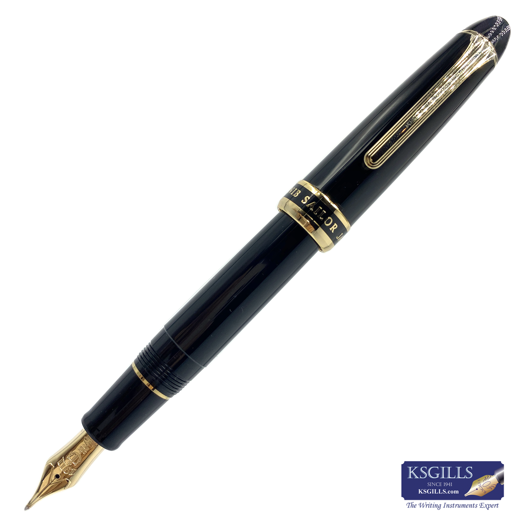 Sailor 1911L Fountain Pen Special Nib - Naginata Cross Music Black Sailor 1911L Fountain Pen Special Nib - Naginata Cross Music Black