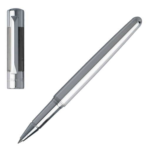 Cerruti 1881 Marmont Chrome Rollerball Pen - KSGILLS.com | The Writing Instruments Expert
