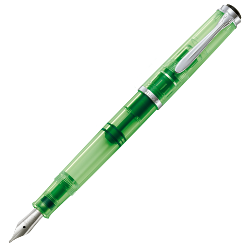 Pelikan Classic M205 Fountain Pen - DUO Highlighter Shiny Green - KSGILLS.com | The Writing Instruments Expert