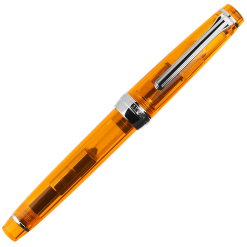 Sailor Pro Gear Standard Orange Demonstrator Rhodium Trim Fountain Pen - KSGILLS.com | The Writing Instruments Expert