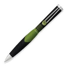 Franklin Covey Norwich Ballpoint Pen - Black Green - KSGILLS.com | The Writing Instruments Expert