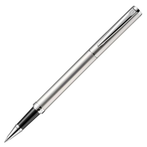 Pierre Cardin Aurora Rollerball Pen - Stainless Steel Chrome Trim (with LASER Engraving) - KSGILLS.com | The Writing Instruments Expert