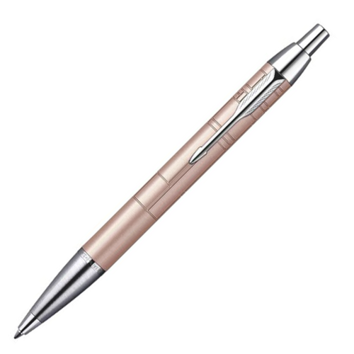 Parker IM Premium Ballpoint Pen - Metallic Pink Pearl Chrome Trim - KSGILLS.com | The Writing Instruments Expert