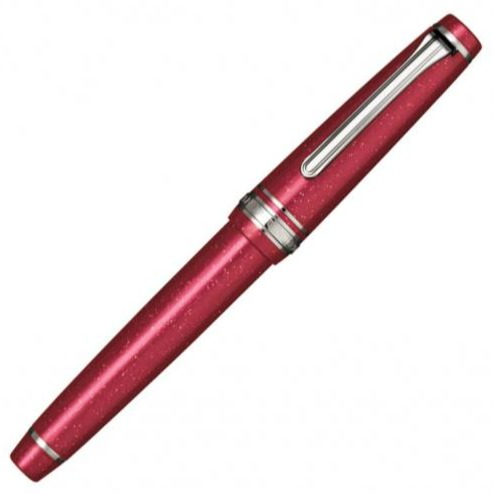 Sailor Pro Gear Slim Red Supernova Rhodium Trim Fountain Pen - KSGILLS.com | The Writing Instruments Expert