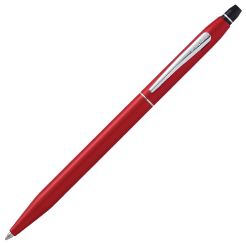 Cross Click Metallic Red Ballpoint Pen and FREE Gel Refill (Capless Rollerball) - KSGILLS.com | The Writing Instruments Expert