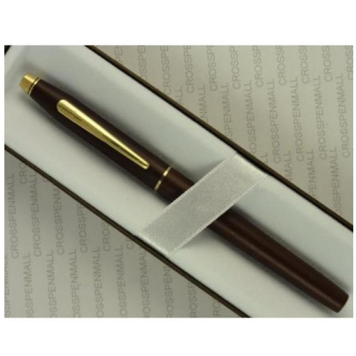 Cross Classic Century Rollerball Pen - Satin Matte Burgundy Gold Trim - KSGILLS.com | The Writing Instruments Expert
