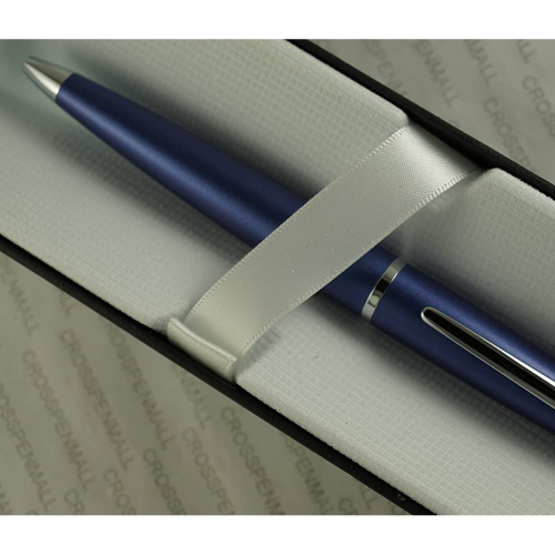 Cross ATX Classic Ballpoint Pen - Matte Azurite Blue - KSGILLS.com | The Writing Instruments Expert