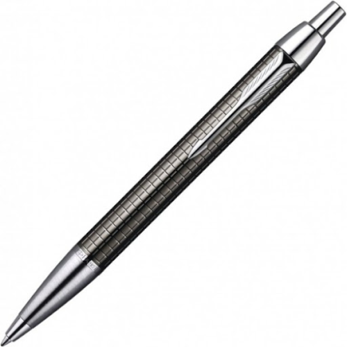 Parker IM Premium Deep Gun Metal Chrome Trim Ballpoint Pen - KSGILLS.com | The Writing Instruments Expert