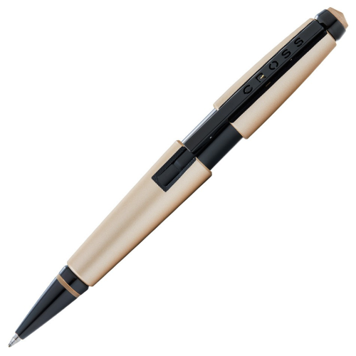 Cross Edge Rollerball Pen - Matte Hazelnut Gold (Capless) - KSGILLS.com | The Writing Instruments Expert