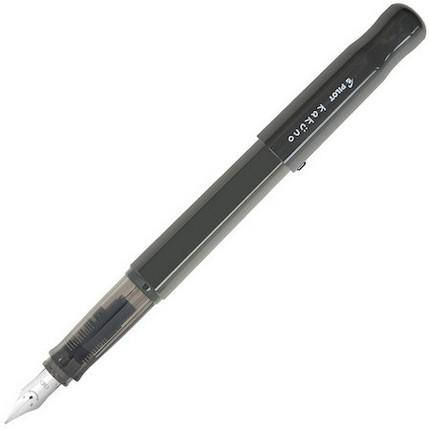 Pilot Kakuno Fountain Pen - Grey (Full) - KSGILLS.com | The Writing Instruments Expert