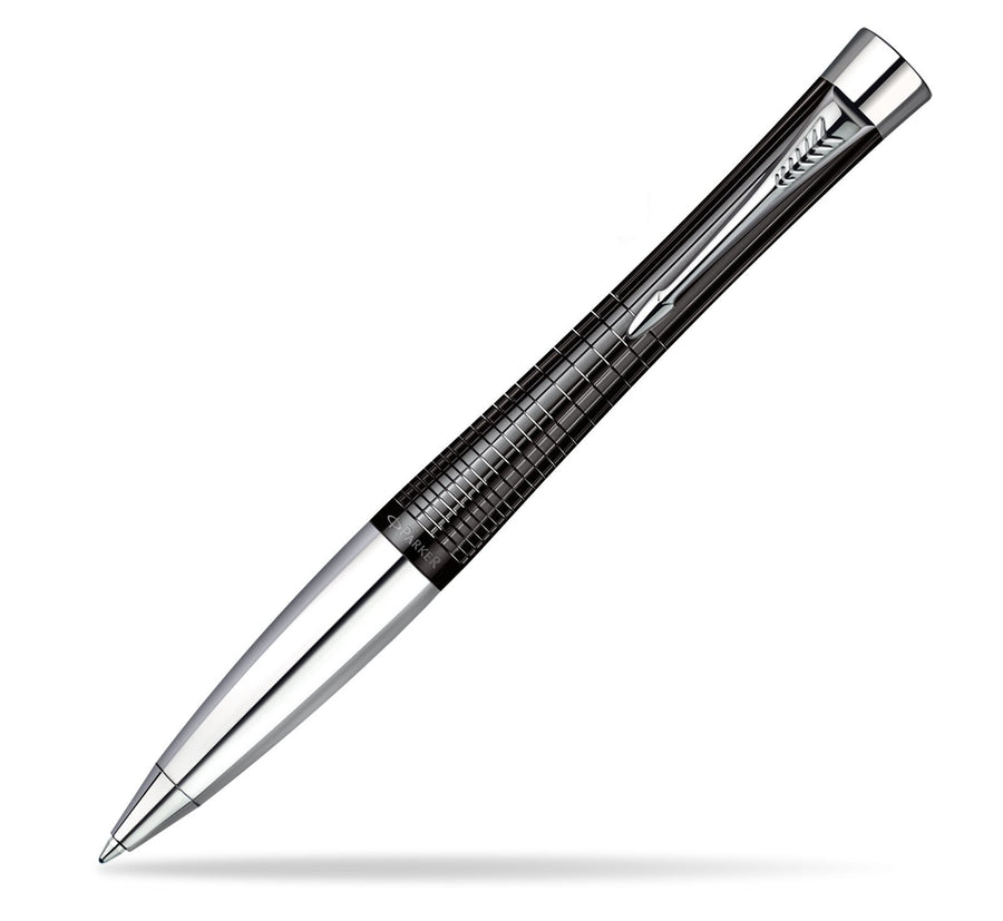 Parker Urban Premium Ballpoint Pen - Ebony Metal Chiselled (with KSGILLS Premium Gift Box) - KSGILLS.com | The Writing Instruments Expert