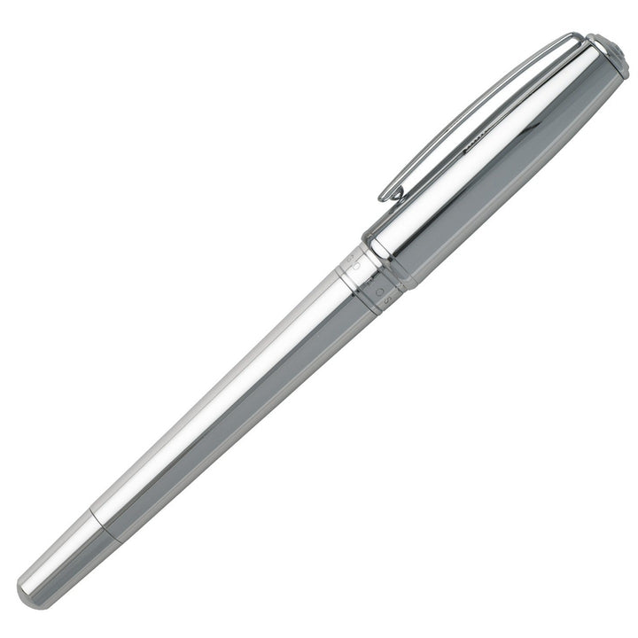 Hugo Boss Essential Chrome Rollerball Pen - KSGILLS.com | The Writing Instruments Expert