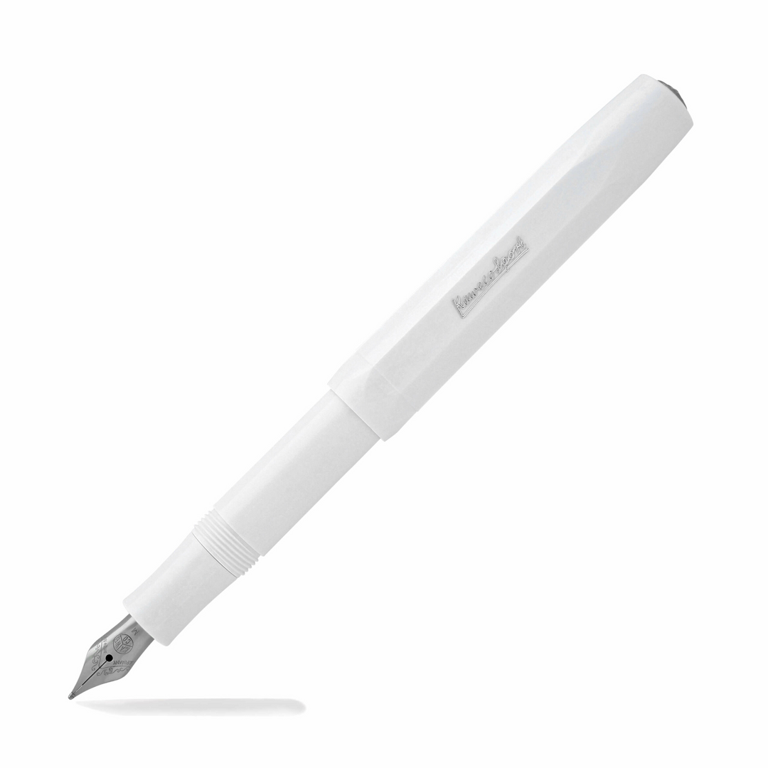 Kaweco Skyline Sport Fountain Pen - White Chrome Trim - KSGILLS.com | The Writing Instruments Expert