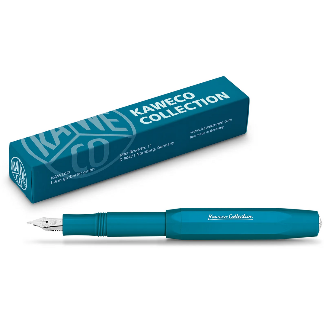 Kaweco Skyline Sport Fountain Pen - Cyan Blue Collection (Special Edition) - KSGILLS.com | The Writing Instruments Expert