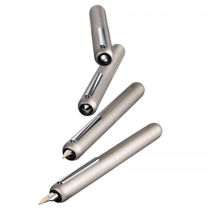 Lamy Dialog 3 Fountain Pen - Palladium (Capless) - KSGILLS.com | The Writing Instruments Expert