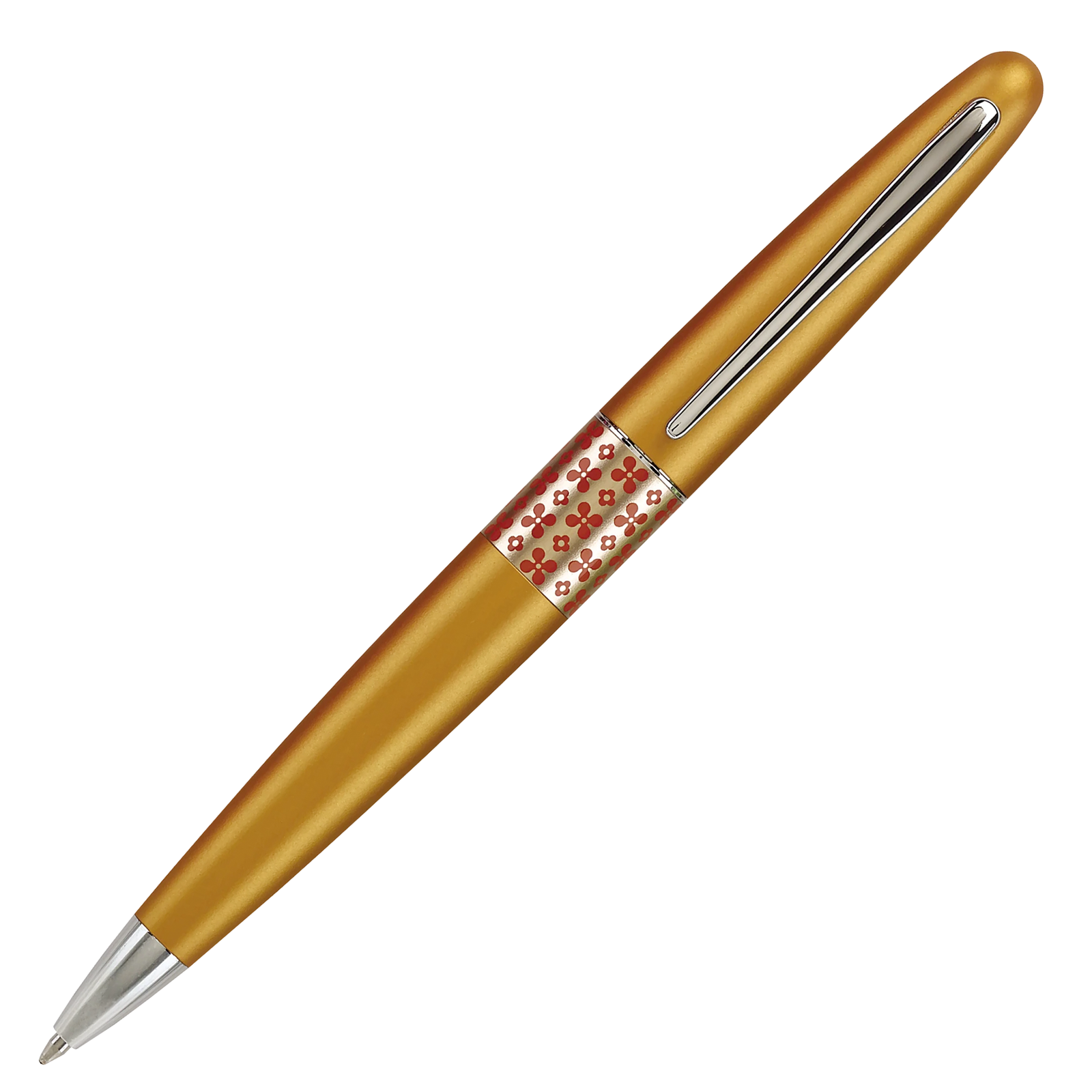 Pilot MR Mechanical Pencil Metropolitan Retro Pop - Orange Flower (0.5mm) (with LASER Engraving) - KSGILLS.com | The Writing Instruments Expert