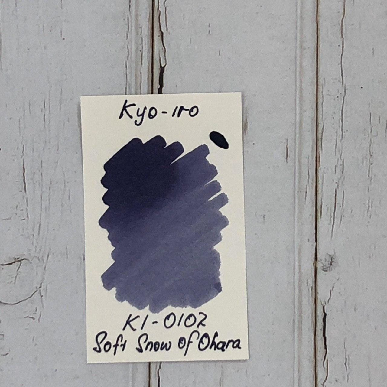 Kyoto Ink Bottle (40ml) - Kyo-Iro Series - Soft Snow of Ohara - KSGILLS.com | The Writing Instruments Expert