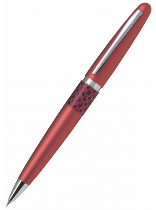 Pilot MR Mechanical Pencil Metropolitan Retro Pop - Red Wave (0.5mm) (with LASER Engraving) - KSGILLS.com | The Writing Instruments Expert