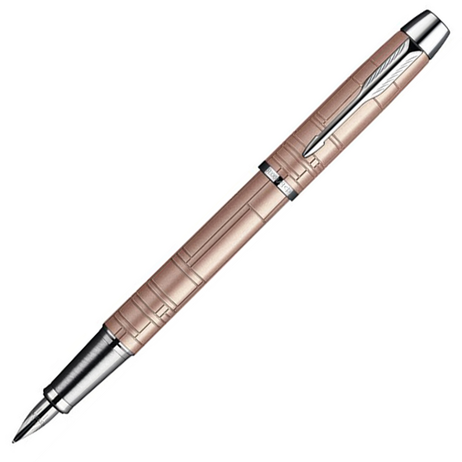 Parker IM Premium Fountain Pen - Metallic Pink Pearl Chrome Trim - KSGILLS.com | The Writing Instruments Expert