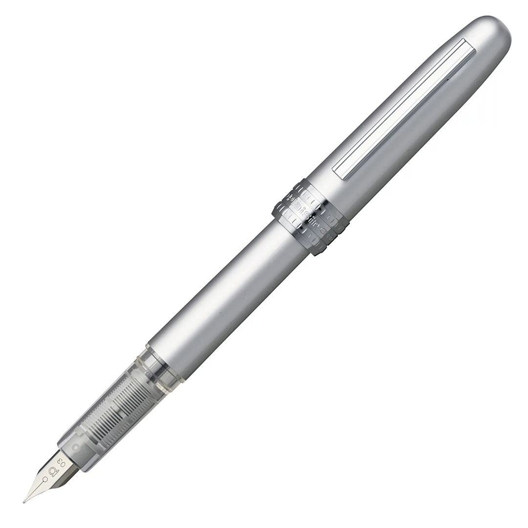 Platinum Plaisir Fountain Pen - Ice White - KSGILLS.com | The Writing Instruments Expert