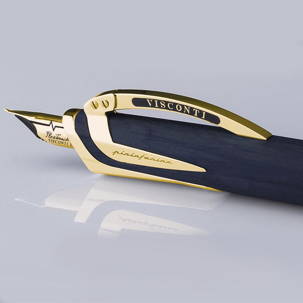 Visconti Pininfarina Carbon Graphite Icon 08/85 Limited Edition Fountain Pen - KSGILLS.com | The Writing Instruments Expert