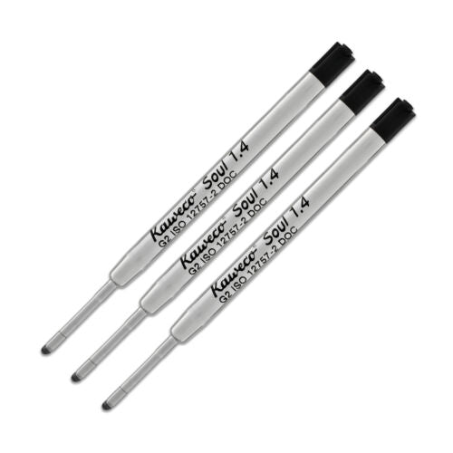 Kaweco Refill G2 Soul Ballpoint Pen - Black (Pack of 3) - KSGILLS.com | The Writing Instruments Expert