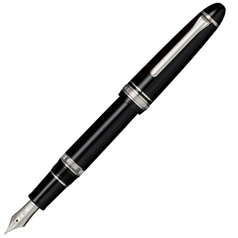 Sailor 1911L Large Realo Black Rhodium Trim Fountain Pen - KSGILLS.com | The Writing Instruments Expert