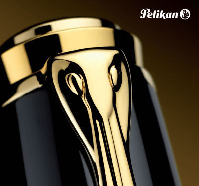 Pelikan Souveran M800 Fountain Pen - Black Gold Trim - KSGILLS.com | The Writing Instruments Expert