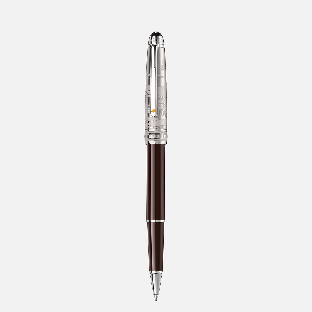 Montblanc Meisterstuck Classique Rollerball (163) - Platinum-Coated Le Petit Prince & The Aviator Solitaire Doué - KSGILLS.com | The Writing Instruments Expert