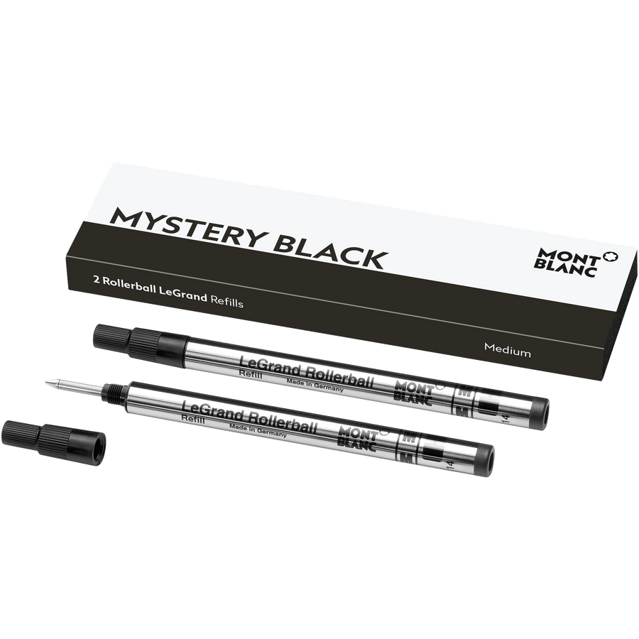 Montblanc Refill Rollerball LEGRAND (Pack of 2) - Mystery Black - Medium (M) - KSGILLS.com | The Writing Instruments Expert