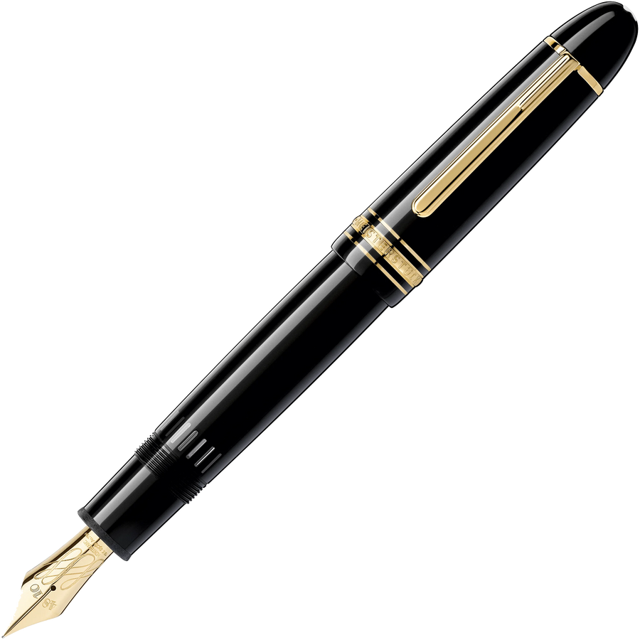 Montblanc Meisterstuck 149 Fountain Pen Calligraphy Flexible Nib Gol KSGILLS