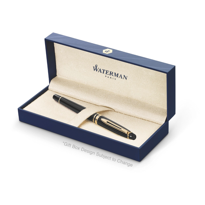 Waterman Expert III Ballpoint Pen - Black Chrome Trim - KSGILLS.com | The Writing Instruments Expert